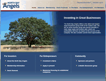 Tablet Screenshot of northbayangels.com